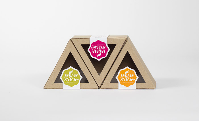 三角形牛皮包裝盒 零食包裝的個(gè)性與匠心